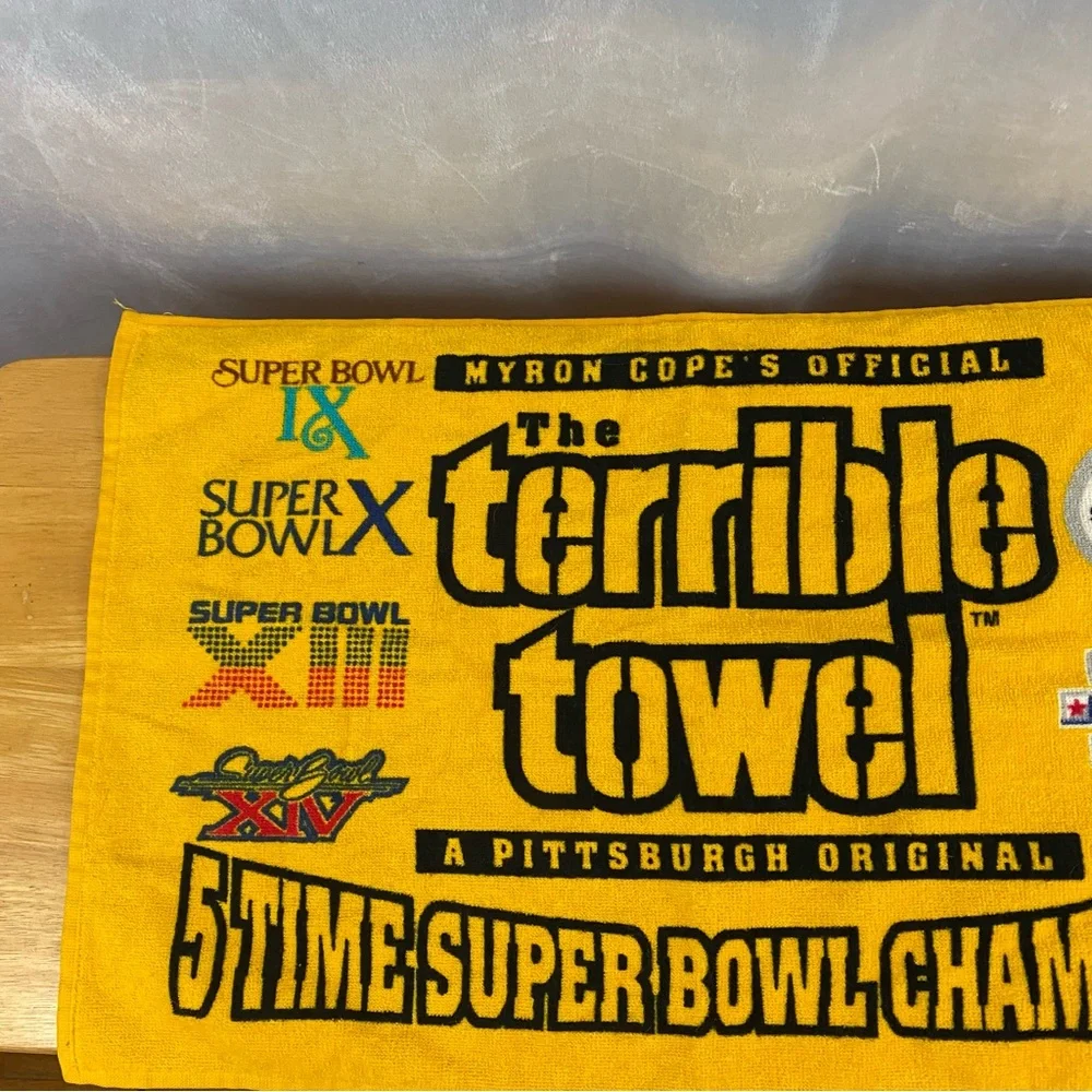 Pittsburgh Steelers Terrible Towel 2005 5-Time Super Bowl Champions